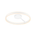 Wand- en plafondarmatuur ONE PHASE �60CM up down, CCT Switch, ring vorm IP20, wit mat dimbaar