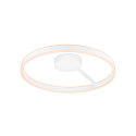 SLV Wand- en plafondarmatuur ONE PHASE �60CM up down, CCT Switch, ring vorm IP20, wit mat dimbaar
