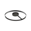 SLV Wand- en plafondarmatuur ONE DALI �60CM up down, DALI aanstuurbaar, CCT Switch, ring vorm IP20, zwart dimbaar