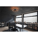 SLV Wand- en plafondarmatuur ONE DALI �60CM up down, DALI aanstuurbaar, CCT Switch, ring vorm IP20, zwart dimbaar