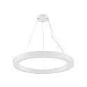 SLV pendant luminaire MEDO� RING 90 DALI for VDU workstation, DALI controllable, CCT Switch IP20, white dimmable