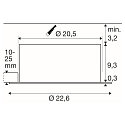 Downlight DOWNLIGHT C 200 DALI stijf, DALI aanstuurbaar, bekabeld IP54