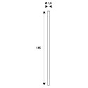 SLV LED buis T5 LED TUBE C T5 M 1500 set van 10 opaal G5 34W 4600lm 3000K 180� CRI 80-89