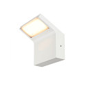 outdoor wall luminaire ORDI II square IP65, white, lacquered dimmable