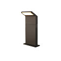 outdoor floor lamp ORDI II POLE 45 square IP65, black dimmable