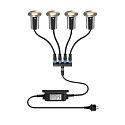 Vloerinbouwarmatuur TRAIL-LITE� 60 rond, incl. netvoeding, set van 4 IP67, aluminium, rvs 