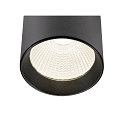 SLV 3-fase armatuur TRACKSPOT C 29 36� instelbaar, schakelbaar IP20, zwart, gelakt 