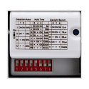 SLV Wand- en plafondarmatuur OUTDOOR BULKHEAD V 360 HF met sensor, CCT Switch, slagvast, schakelbaar IP65, wit, gelakt 