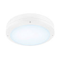 SLV Wand- en plafondarmatuur OUTDOOR BULKHEAD V 360 HF met sensor, CCT Switch, slagvast, schakelbaar IP65, wit, gelakt 