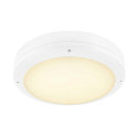 SLV Wand- en plafondarmatuur OUTDOOR BULKHEAD V 360 HF met sensor, CCT Switch, slagvast, schakelbaar IP65, wit, gelakt 