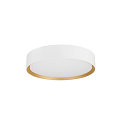SLV Plafondarmatuur DECONA 30 CL rond, geschikt voor beeldschermwerkstations IP44, goud, wit, gelakt dimbaar