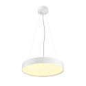 SLV Plafondarmatuur DECONA 42 CL rond, geschikt voor beeldschermwerkstations IP44, wit, gelakt dimbaar