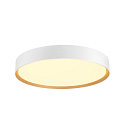 Plafondarmatuur DECONA 42 CL rond, geschikt voor beeldschermwerkstations IP44, goud, wit, gelakt dimbaar