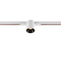 Spotlight op rail FIXT-IT! rond, ingebouwde versie, geschikt voor beeldschermwerkstations IP20, zwart, wit, gelakt dimbaar