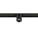 Spotlight op rail FIXT-IT! rond, opbouwversie, geschikt voor beeldschermwerkstations IP20, zwart, gelakt dimbaar