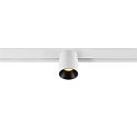 Spotlight op rail FIXT-IT! rond, opbouwversie, geschikt voor beeldschermwerkstations IP20, zwart, wit, gelakt dimbaar