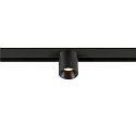Spotlight op rail FIXT-IT! rond, opbouwversie, geschikt voor beeldschermwerkstations IP20, zwart, gelakt dimbaar
