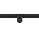 SLV Spotlight op rail FIXT-IT! rond, opbouwversie, geschikt voor beeldschermwerkstations IP20, zwart, gelakt dimbaar