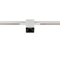 SLV Spotlight op rail FIXT-IT! rond, ingebouwde versie, geschikt voor beeldschermwerkstations IP20, zwart, wit, gelakt dimbaar
