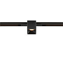 Spotlight op rail FIXT-IT! rond, ingebouwde versie, geschikt voor beeldschermwerkstations IP20, zwart, gelakt dimbaar
