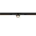 SLV Spotlight op rail FIXT-IT! rond, ingebouwde versie, geschikt voor beeldschermwerkstations IP20, goud, zwart, gelakt dimbaar