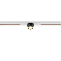 SLV Spotlight op rail FIXT-IT! rond, ingebouwde versie, geschikt voor beeldschermwerkstations IP20, zwart, wit, gelakt dimbaar