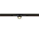 SLV Spotlight op rail FIXT-IT! rond, ingebouwde versie, geschikt voor beeldschermwerkstations IP20, zwart, gelakt dimbaar