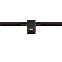 SLV Spotlight op rail FIXT-IT! rond, ingebouwde versie, geschikt voor beeldschermwerkstations IP20, zwart, gelakt dimbaar
