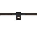SLV Spotlight op rail FIXT-IT! rond, ingebouwde versie, geschikt voor beeldschermwerkstations IP20, zwart, gelakt dimbaar