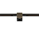 SLV Spotlight op rail FIXT-IT! rond, ingebouwde versie, geschikt voor beeldschermwerkstations IP20, brons, zwart, gelakt dimbaar