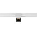 Spotlight op rail FIXT-IT! rond, opbouwversie, geschikt voor beeldschermwerkstations IP20, zwart, wit, gelakt dimbaar