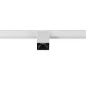 SLV Spotlight op rail FIXT-IT! rond, opbouwversie, geschikt voor beeldschermwerkstations IP20, zwart, wit, gelakt dimbaar