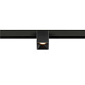 Spotlight op rail FIXT-IT! rond, opbouwversie, geschikt voor beeldschermwerkstations IP20, zwart, gelakt dimbaar