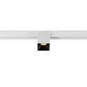 Spotlight op rail FIXT-IT! rond, opbouwversie, geschikt voor beeldschermwerkstations IP20, zwart, wit, gelakt dimbaar