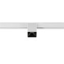 SLV Spotlight op rail FIXT-IT! rond, opbouwversie, geschikt voor beeldschermwerkstations IP20, zwart, wit, gelakt dimbaar