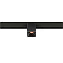 SLV Spotlight op rail FIXT-IT! rond, opbouwversie, geschikt voor beeldschermwerkstations IP20, zwart, gelakt dimbaar