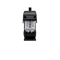 SLV Plafondinbouwarmatuur NEW TRIA� 45 rond, geschikt voor beeldschermwerkstations IP20, zwart, gelakt 