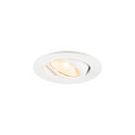 Plafondinbouwarmatuur NEW TRIA� 45 rond, geschikt voor beeldschermwerkstations IP20, wit, gelakt 