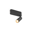 SLV Plafondarmatuur GRIP!S SINGLE geschikt voor beeldschermwerkstations IP20, goud, zwart, gelakt dimbaar