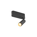 SLV Plafondarmatuur GRIP!S SINGLE geschikt voor beeldschermwerkstations IP20, goud, zwart, gelakt dimbaar