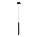 SLV Pendelarmatuur GRIP!S geschikt voor beeldschermwerkstations IP20, goud, zwart dimbaar
