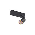 SLV Plafondarmatuur GRIP!M SINGLE IP20, goud, zwart, gelakt dimbaar