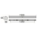 SLV light bar BATTEN P 1500 72 ON-OFF CCT Switch, switchable, multipower IP20