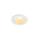 Plafondinbouwarmatuur NUMINOS� XS rond, geschikt voor beeldschermwerkstations IP20, wit, gelakt dimbaar