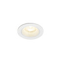 Plafondinbouwarmatuur NUMINOS� XS rond, geschikt voor beeldschermwerkstations IP20, wit, gelakt dimbaar