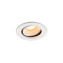 Plafondinbouwarmatuur NUMINOS� MOVE XS rond, geschikt voor beeldschermwerkstations IP20, wit, gelakt dimbaar
