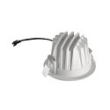 SLV Plafondinbouwarmatuur NUMINOS� M rond, geschikt voor beeldschermwerkstations IP20, wit, gelakt dimbaar