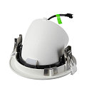 SLV Plafondinbouwarmatuur NUMINOS� GIMBLE L rond, geschikt voor beeldschermwerkstations IP20, wit, gelakt dimbaar