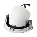 SLV Plafondinbouwarmatuur NUMINOS� GIMBLE XL geschikt voor beeldschermwerkstations IP20, wit, gelakt dimbaar