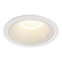 Plafondinbouwarmatuur NUMINOS� XL rond, geschikt voor beeldschermwerkstations IP20, wit, gelakt dimbaar
